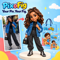 Chibi-Style 3D-Printed Figurine — Custom-Made from Your Photo