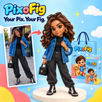 Chibi-Style 3D-Printed Figurine — Custom-Made from Your Photo