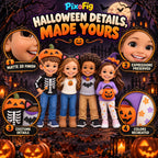 Halloween-Themed Custom 3D Figurine — Upload a Photo to Create Your Own