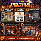 Halloween-Themed Custom 3D Figurine — Upload a Photo to Create Your Own