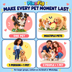 Chibi-Style Pet Figurine — Custom-Made from Your Photo
