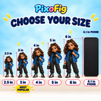 Chibi-Style 3D-Printed Figurine — Custom-Made from Your Photo
