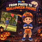 Halloween-Themed Custom 3D Figurine — Upload a Photo to Create Your Own