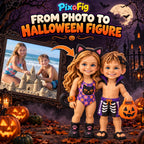 Halloween-Themed Custom 3D Figurine — Upload a Photo to Create Your Own