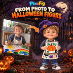 Halloween-Themed Custom 3D Figurine — Upload a Photo to Create Your Own