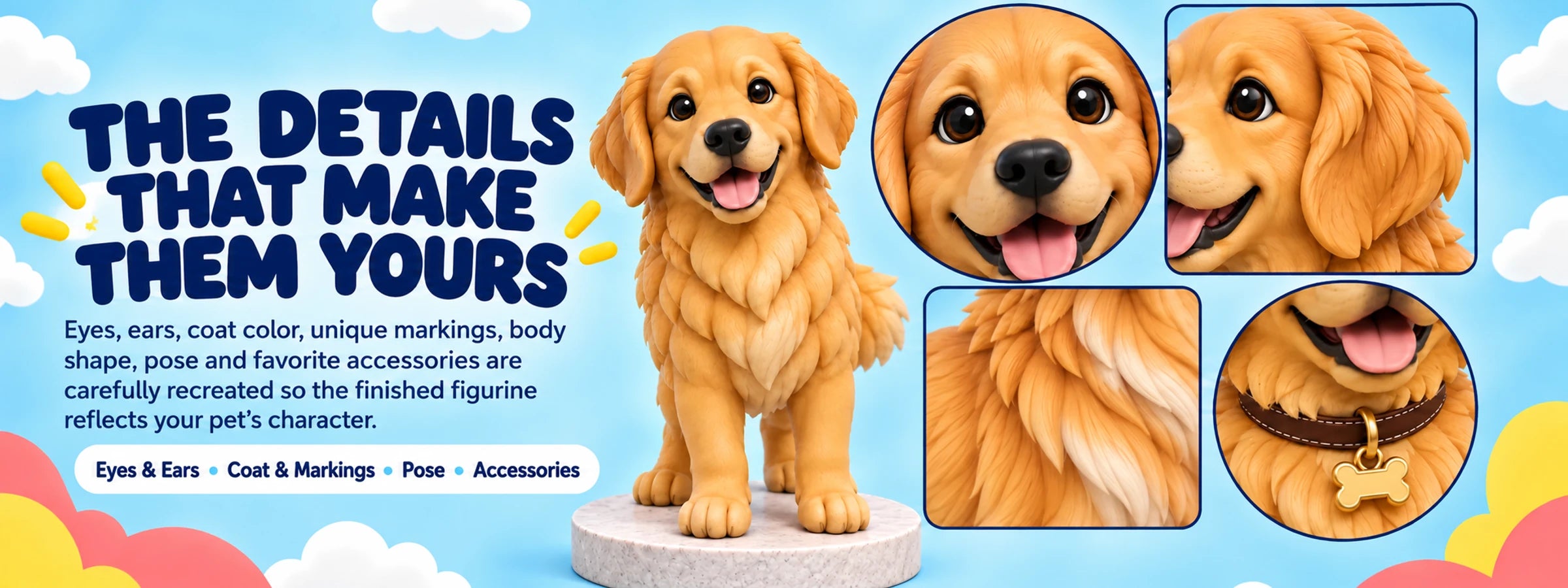 Chibi-Style Pet Figurine — Custom-Made from Your Photo — product details 3