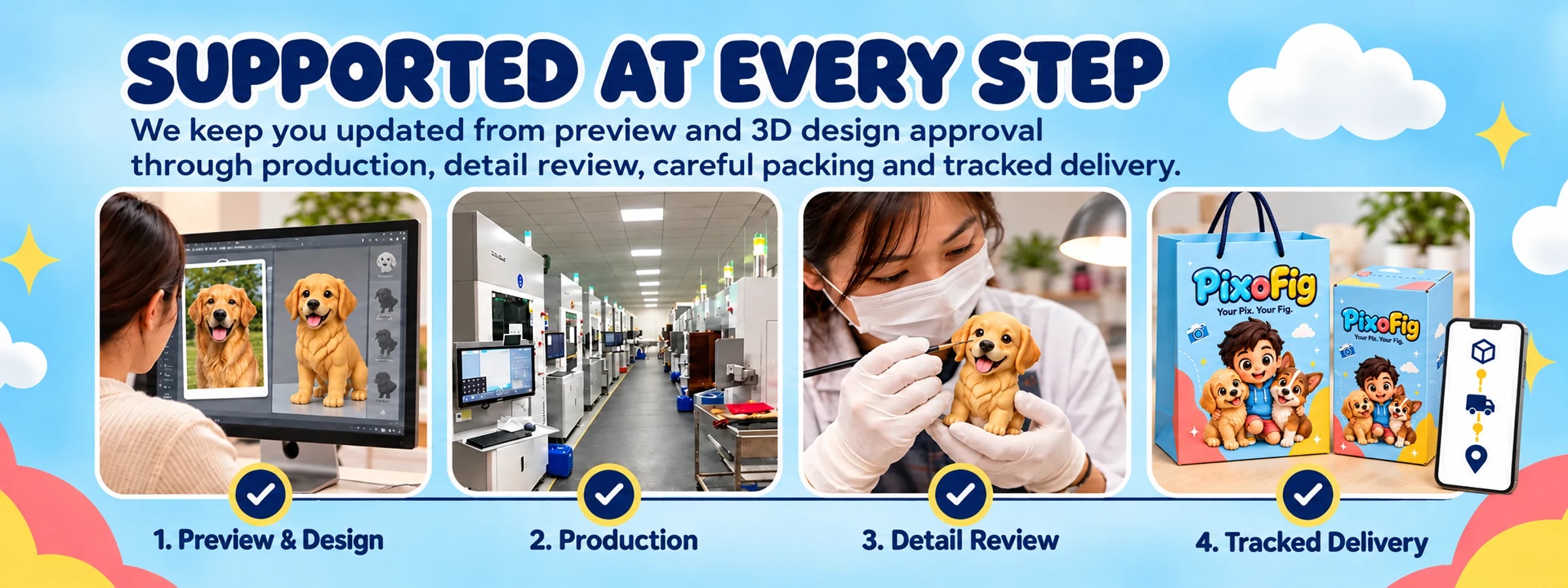 Chibi-Style Pet Figurine — Custom-Made from Your Photo — product details 4