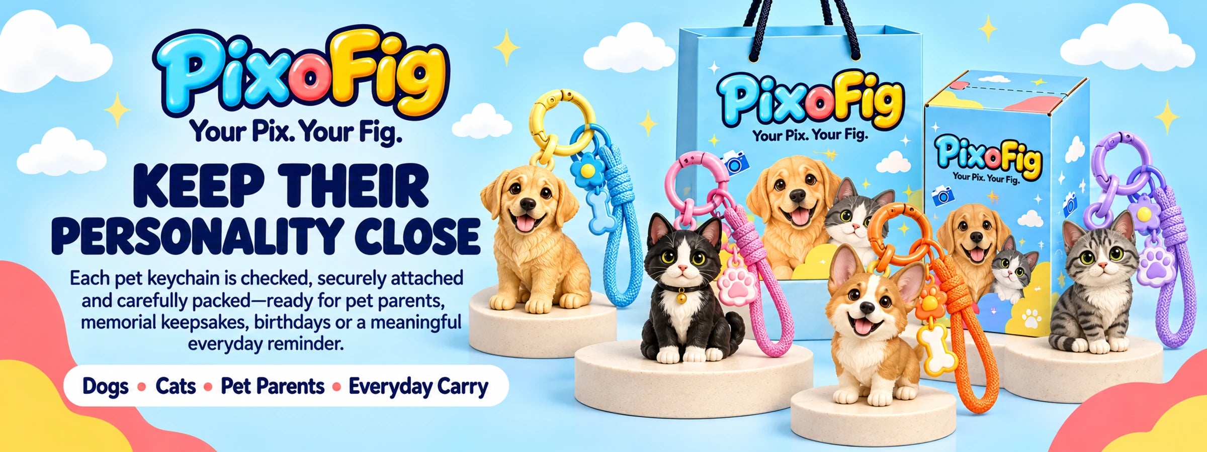 Chibi-Style Figurine Keychain — Custom-Made from Your Photo — product details 5